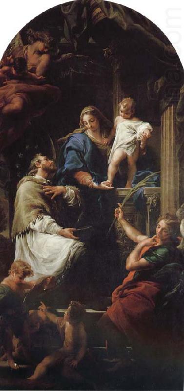 Pompeo Batoni Notre Dame, and the Son in St. John's Nepomuk oil painting picture